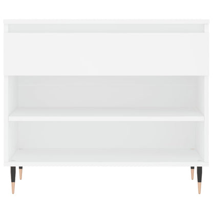 Scarpiera Bianca 70x36x60 cm in Legno Multistrato - homemem39