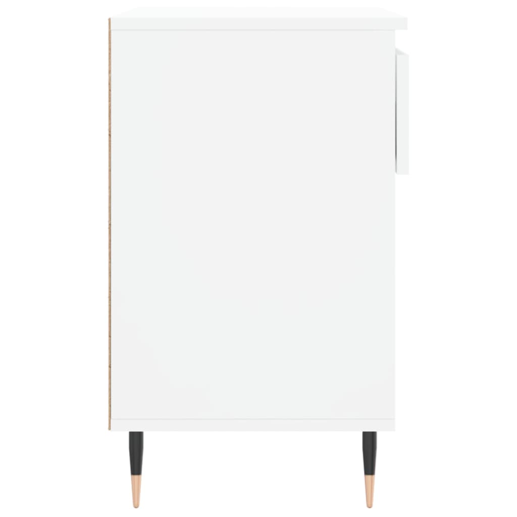 Scarpiera Bianca 70x36x60 cm in Legno Multistrato - homemem39
