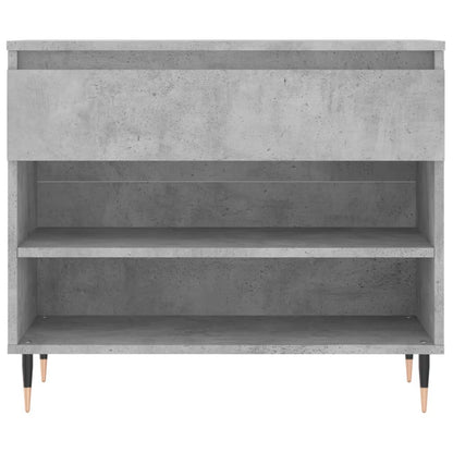 Scarpiera Grigio Cemento 70x36x60 cm in Legno Multistrato - homemem39
