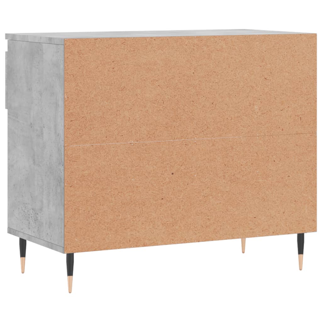 Scarpiera Grigio Cemento 70x36x60 cm in Legno Multistrato - homemem39