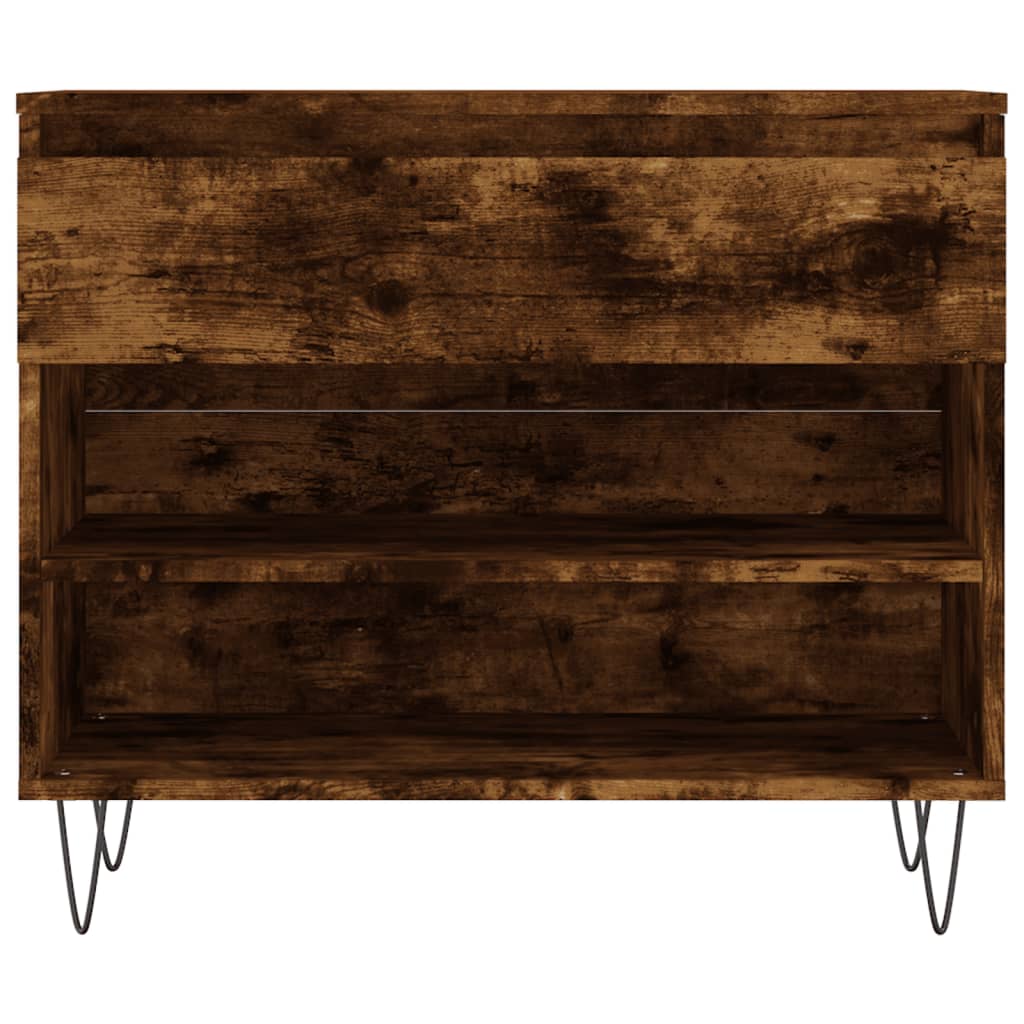 Scarpiera Rovere Fumo 70x36x60 cm in Legno Multistrato - homemem39