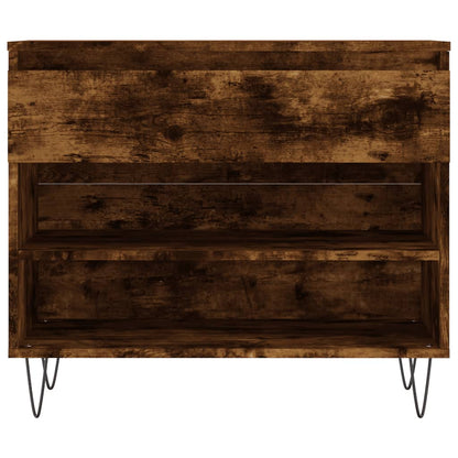 Scarpiera Rovere Fumo 70x36x60 cm in Legno Multistrato - homemem39