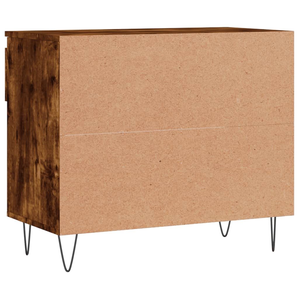 Scarpiera Rovere Fumo 70x36x60 cm in Legno Multistrato - homemem39