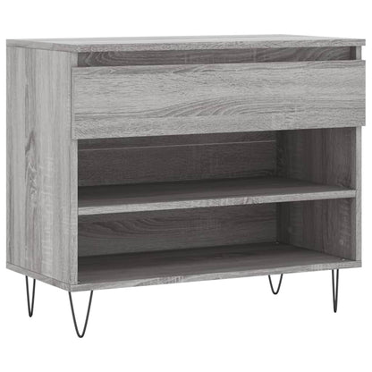 Scarpiera Grigio Sonoma 70x36x60 cm in Legno Multistrato - homemem39
