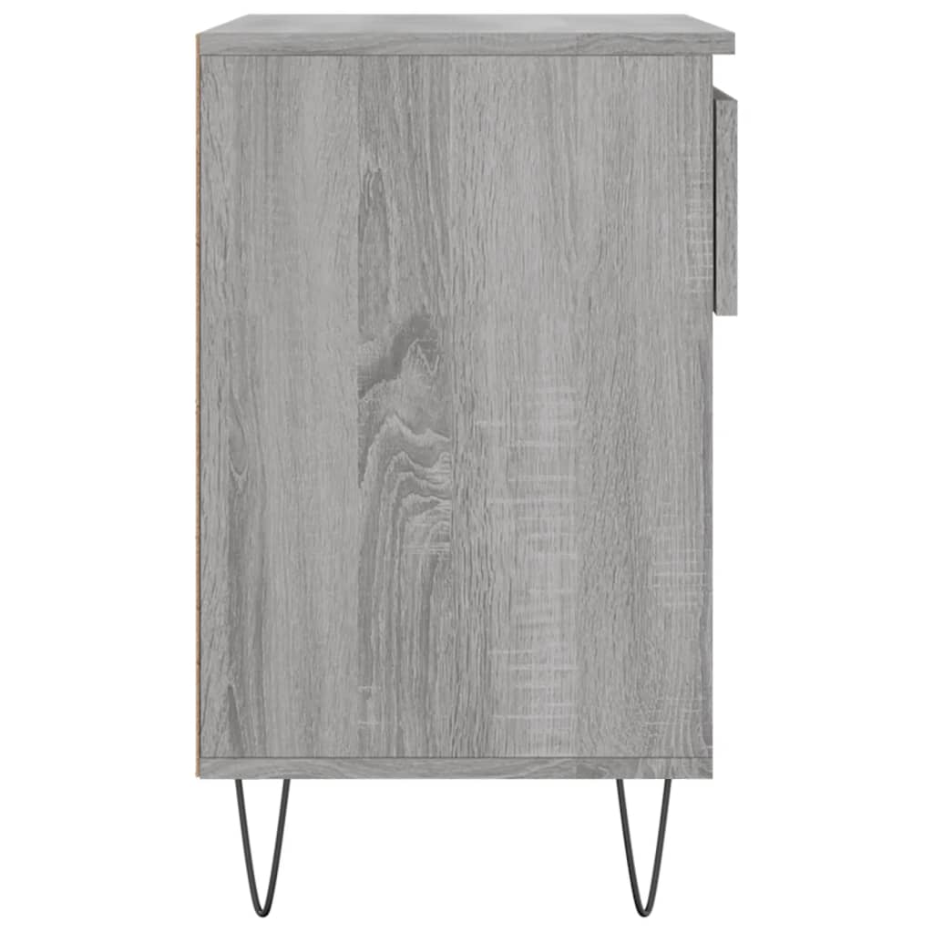 Scarpiera Grigio Sonoma 70x36x60 cm in Legno Multistrato - homemem39