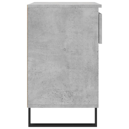 Scarpiera Grigio Cemento 70x36x60 cm in Legno Multistrato - homemem39