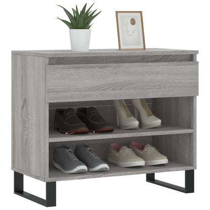 Scarpiera Grigio Sonoma 70x36x60 cm in Legno Multistrato - homemem39