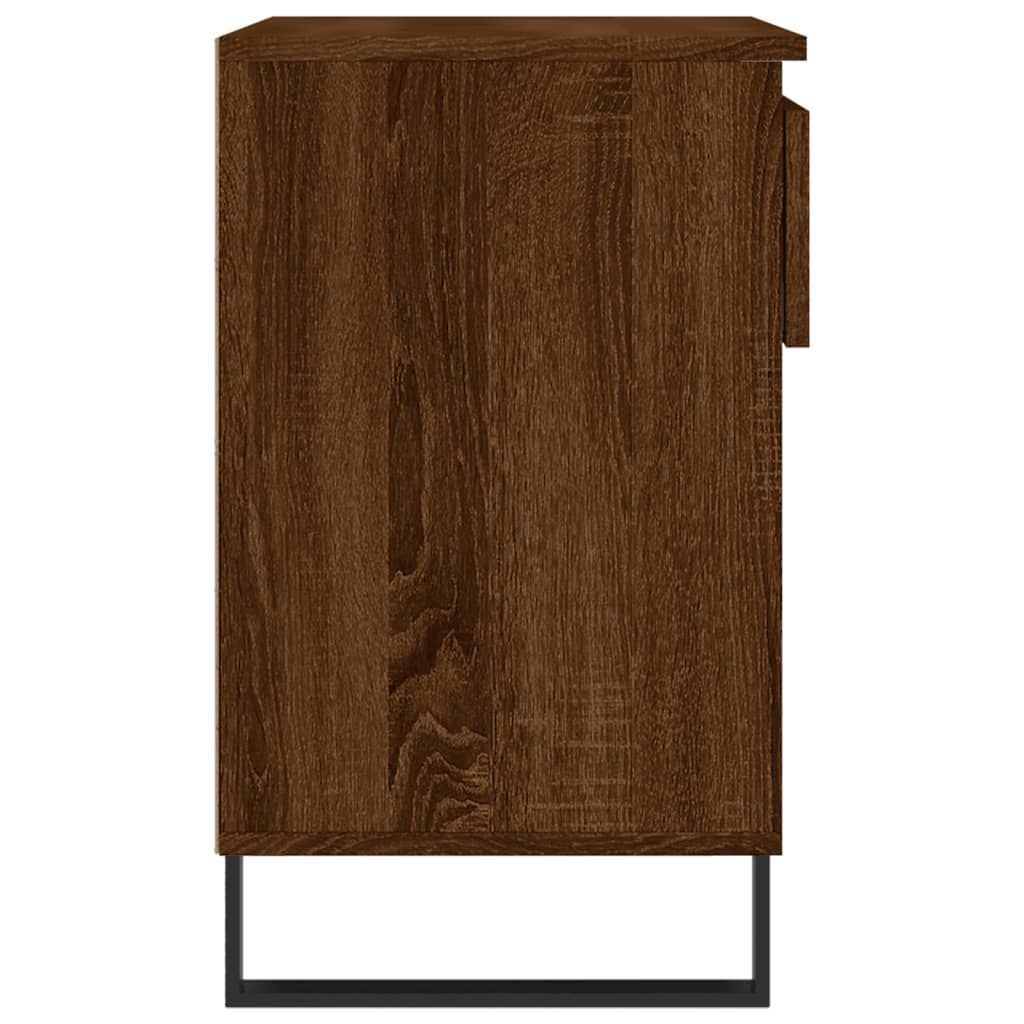 Scarpiera Rovere Marrone 70x36x60 cm in Legno Multistrato - homemem39