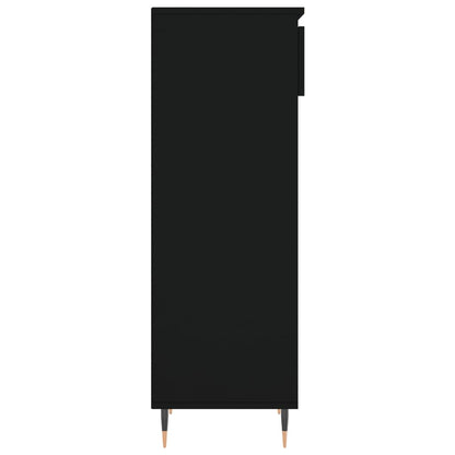 Scarpiera Nera 40x36x105 cm in Legno Multistrato - homemem39