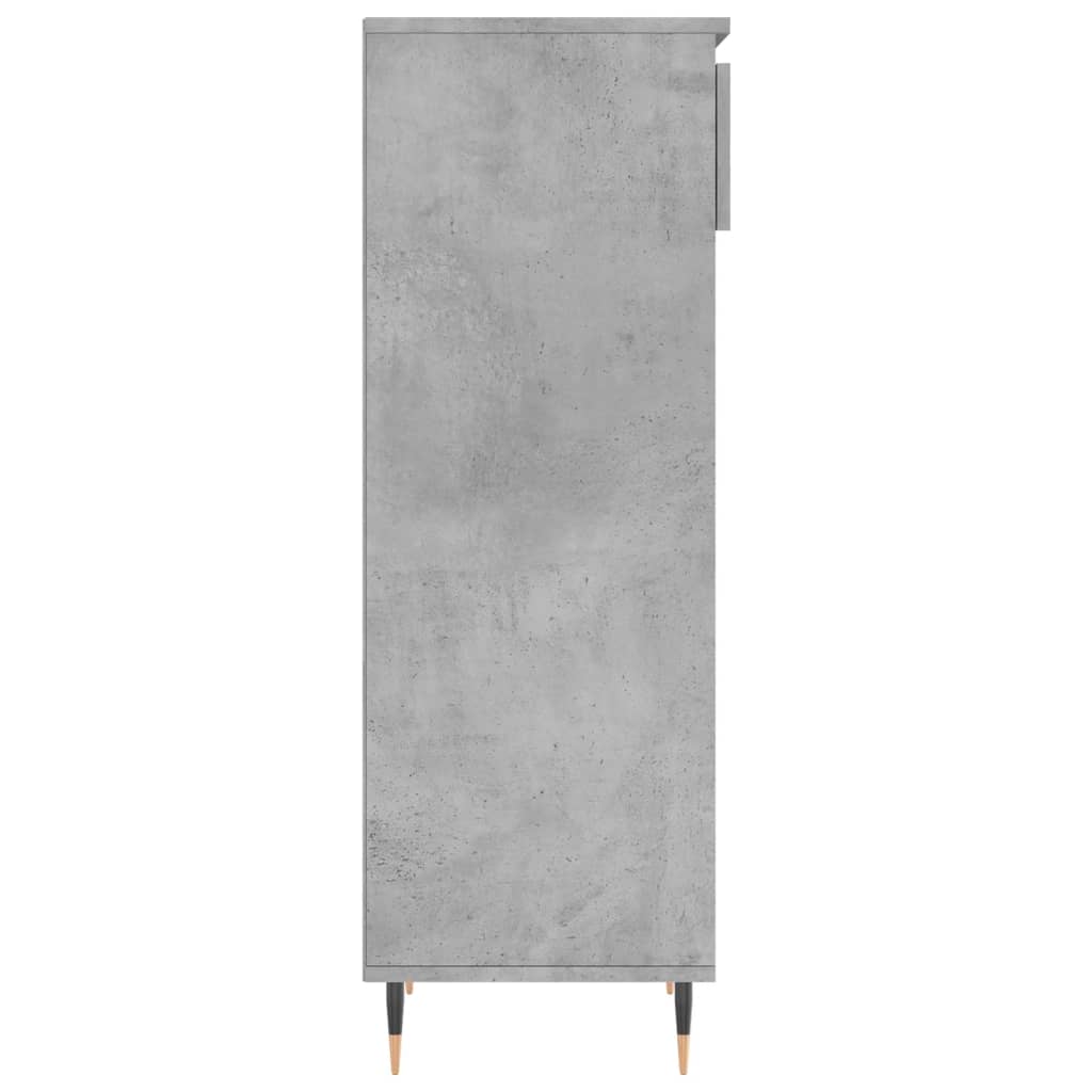 Scarpiera Grigio Cemento 40x36x105 cm in Legno Multistrato - homemem39