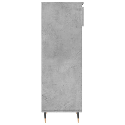 Scarpiera Grigio Cemento 40x36x105 cm in Legno Multistrato - homemem39