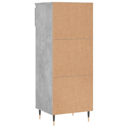 Scarpiera Grigio Cemento 40x36x105 cm in Legno Multistrato - homemem39