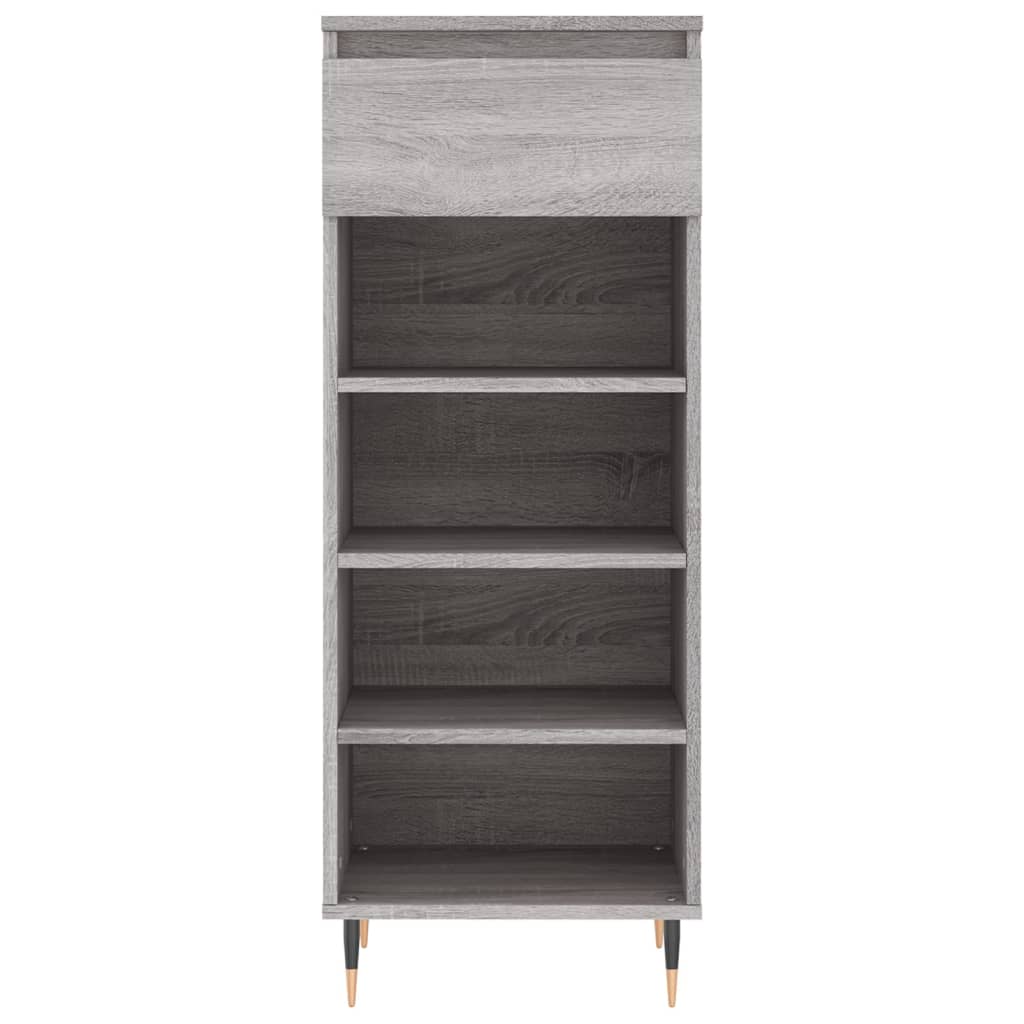 Scarpiera Grigio Sonoma 40x36x105 cm in Legno Multistrato - homemem39