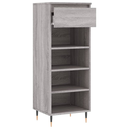 Scarpiera Grigio Sonoma 40x36x105 cm in Legno Multistrato - homemem39