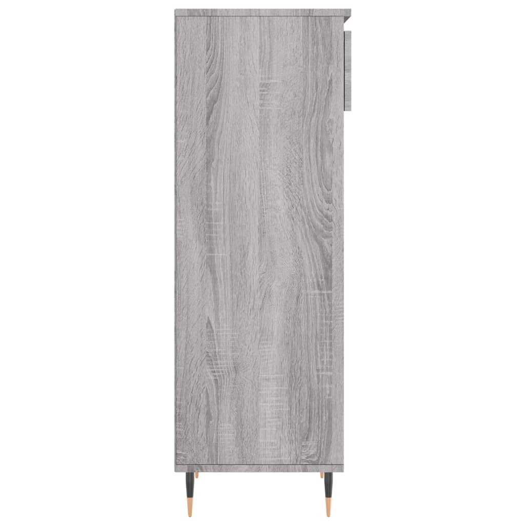 Scarpiera Grigio Sonoma 40x36x105 cm in Legno Multistrato - homemem39