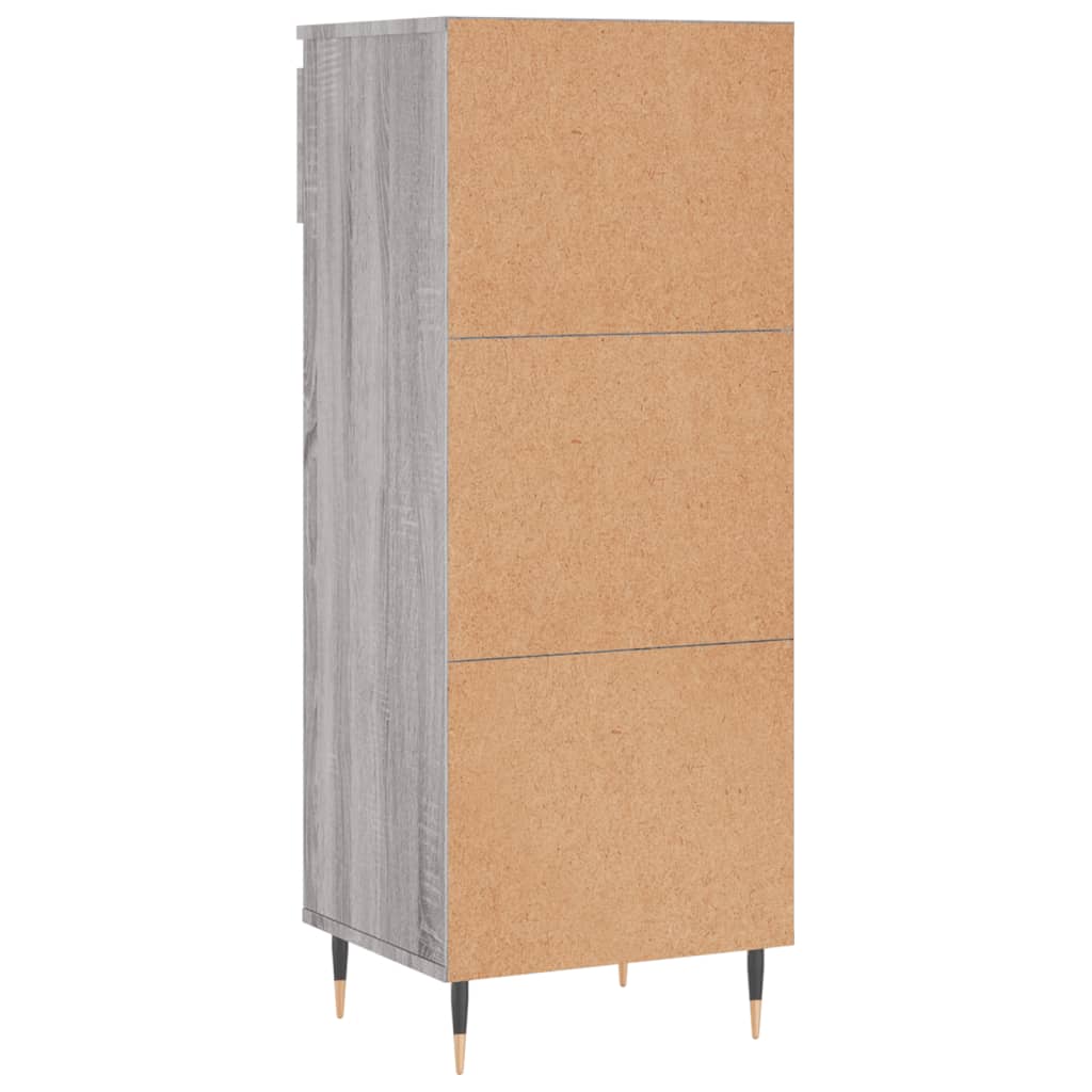 Scarpiera Grigio Sonoma 40x36x105 cm in Legno Multistrato - homemem39