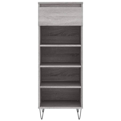 Scarpiera Grigio Sonoma 40x36x105 cm in Legno Multistrato - homemem39