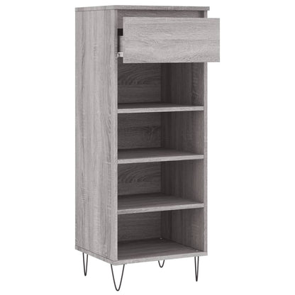 Scarpiera Grigio Sonoma 40x36x105 cm in Legno Multistrato - homemem39