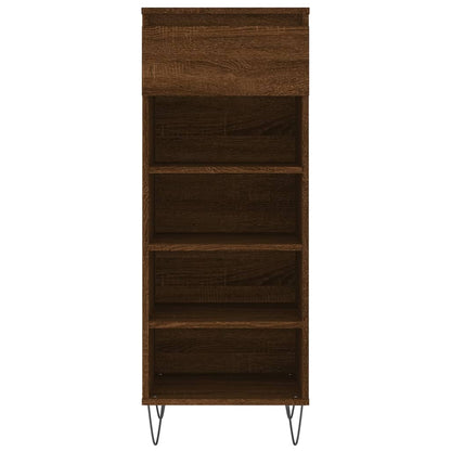 Scarpiera Rovere Marrone 40x36x105 cm in Legno Multistrato - homemem39