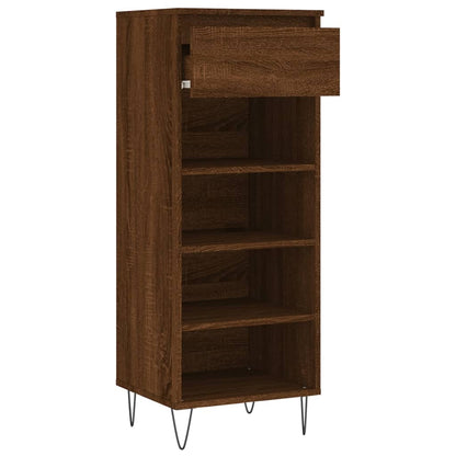 Scarpiera Rovere Marrone 40x36x105 cm in Legno Multistrato - homemem39
