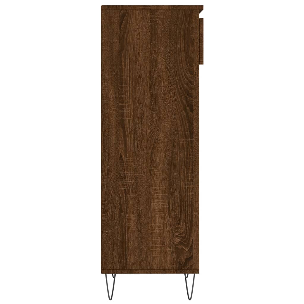 Scarpiera Rovere Marrone 40x36x105 cm in Legno Multistrato - homemem39