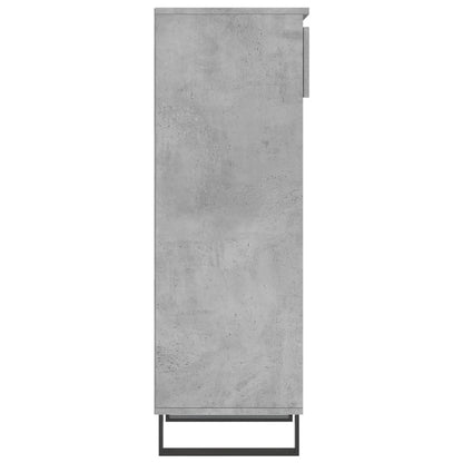 Scarpiera Grigio Cemento 40x36x105 cm in Legno Multistrato - homemem39
