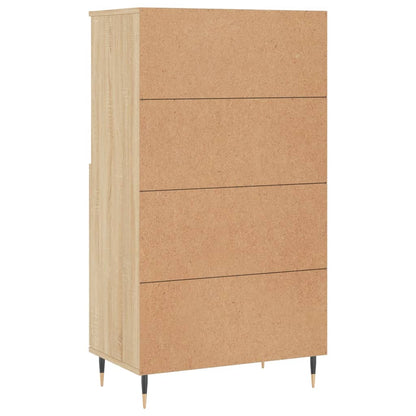 Credenza Rovere Sonoma 60x36x110 cm in Legno Multistrato - homemem39