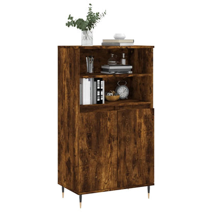 Credenza Rovere Fumo 60x36x110 cm in Legno Multistrato - homemem39