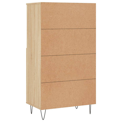 Credenza Rovere Sonoma 60x36x110 cm in Legno Multistrato - homemem39