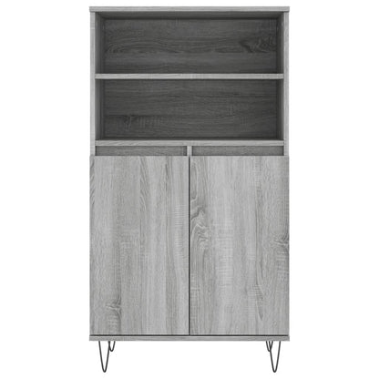 Credenza Grigio Sonoma 60x36x110 cm in Legno Multistrato - homemem39