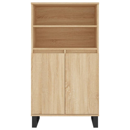 Credenza Rovere Sonoma 60x36x110 cm in Legno Multistrato - homemem39