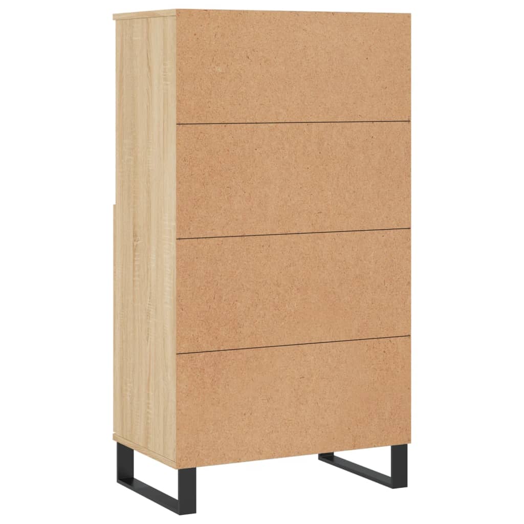 Credenza Rovere Sonoma 60x36x110 cm in Legno Multistrato - homemem39