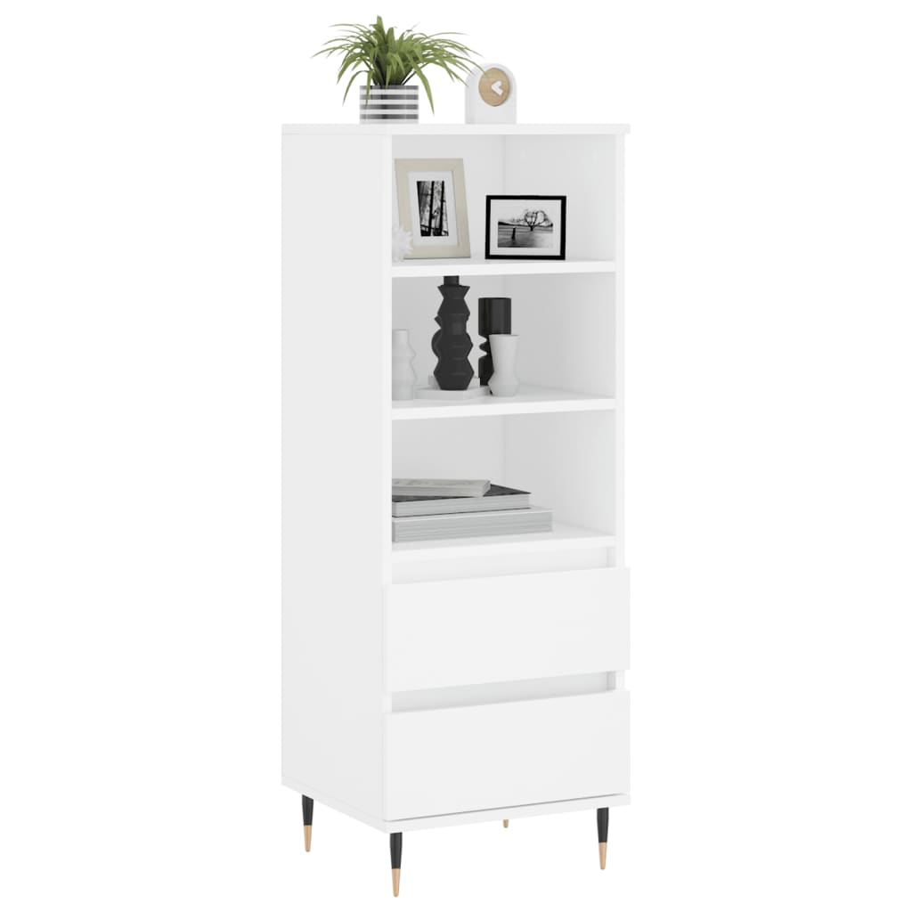 Credenza Bianco 40x36x110 cm in Legno Multistrato - homemem39