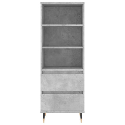 Credenza Grigio Cemento 40x36x110 cm in Legno Multistrato - homemem39
