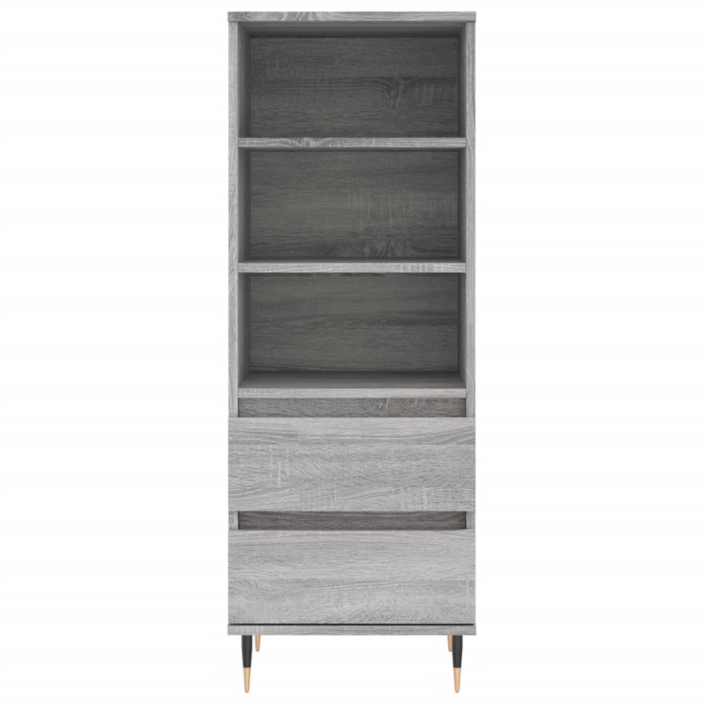 Credenza Grigio Sonoma 40x36x110 cm in Legno Multistrato - homemem39