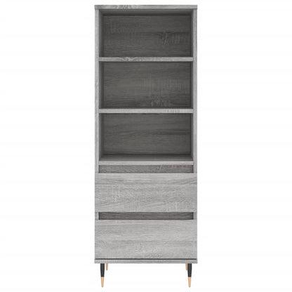Credenza Grigio Sonoma 40x36x110 cm in Legno Multistrato - homemem39