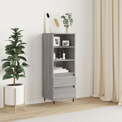 Credenza Grigio Sonoma 40x36x110 cm in Legno Multistrato - homemem39