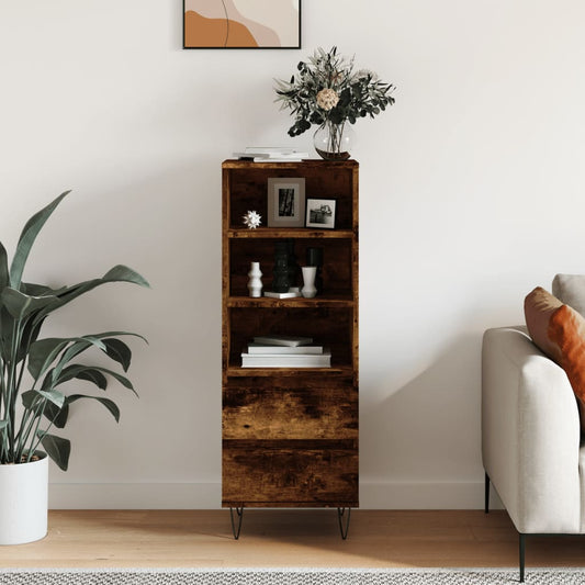 Credenza Rovere Fumo 40x36x110 cm in Legno Multistrato - homemem39