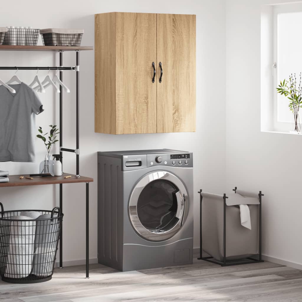 Mobile a Parete Rovere Sonoma 69,5x34x90 cm Legno Multistrato - homemem39