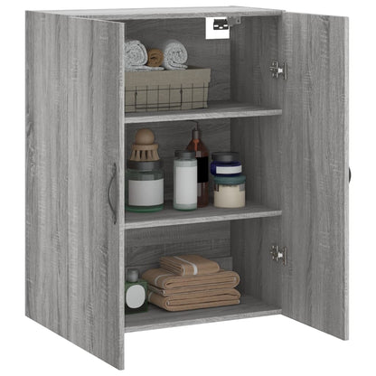 Mobile a Parete Grigio Sonoma 69,5x34x90 cm Legno Multistrato | homemem39
