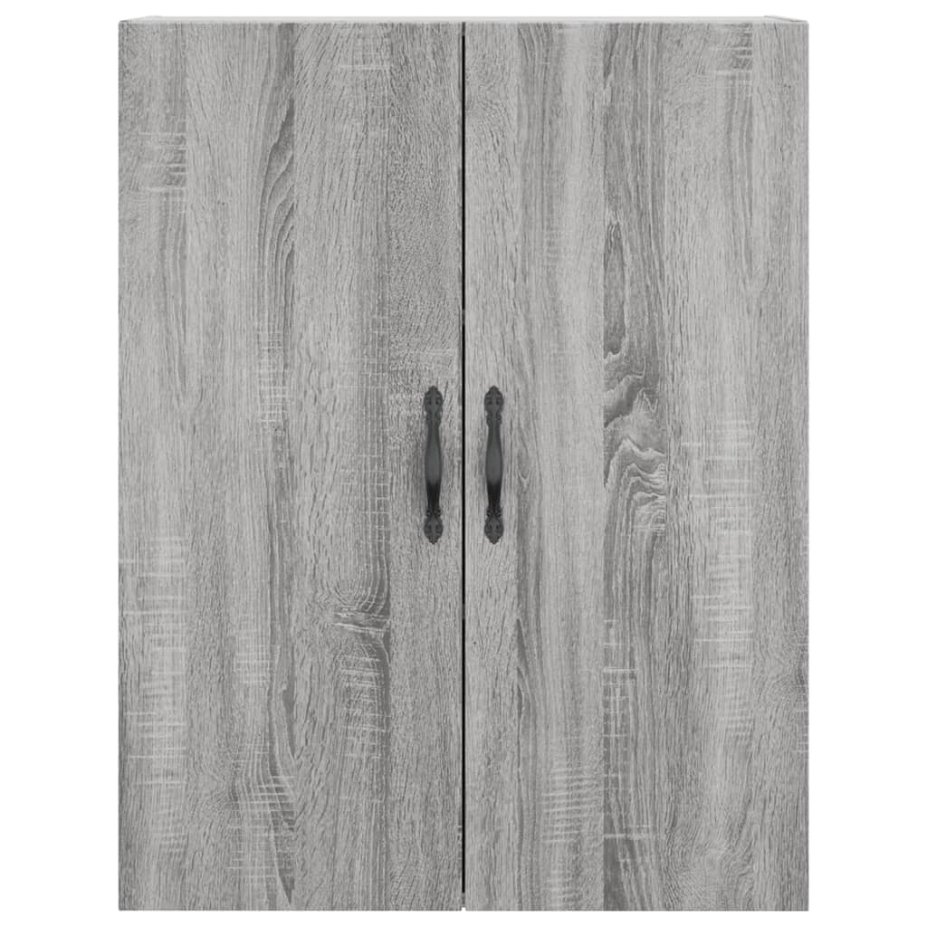 Mobile a Parete Grigio Sonoma 69,5x34x90 cm Legno Multistrato - homemem39