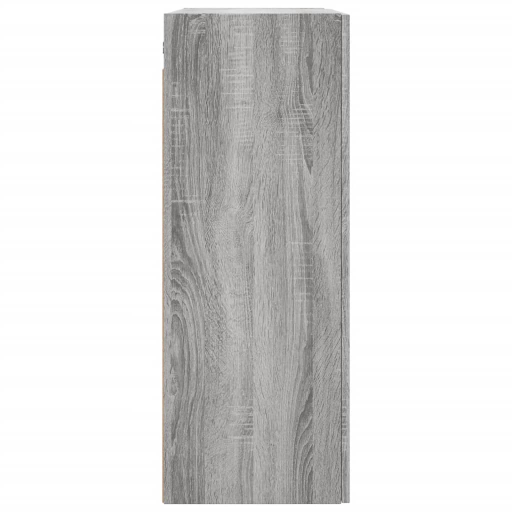 Mobile a Parete Grigio Sonoma 69,5x34x90 cm Legno Multistrato - homemem39