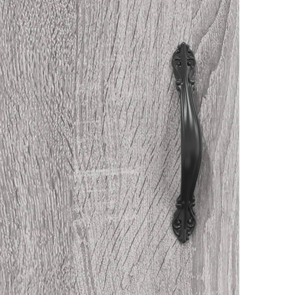 Mobile a Parete Grigio Sonoma 69,5x34x90 cm Legno Multistrato | homemem39
