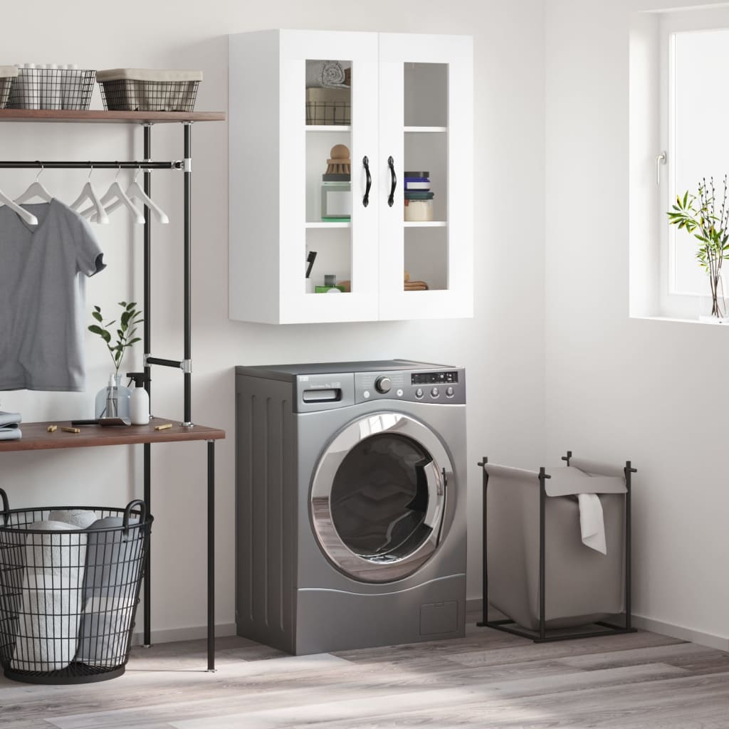 Mobile a Parete Bianco 69,5x34,90 cm in Legno Multistrato - homemem39