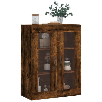 Mobile a Parete Rovere Fumo 69,5x34x90 cm in Legno Multistrato | homemem39