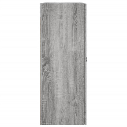 Mobile a Parete Grigio Sonoma 69,5x34x90 cm Legno Multistrato - homemem39