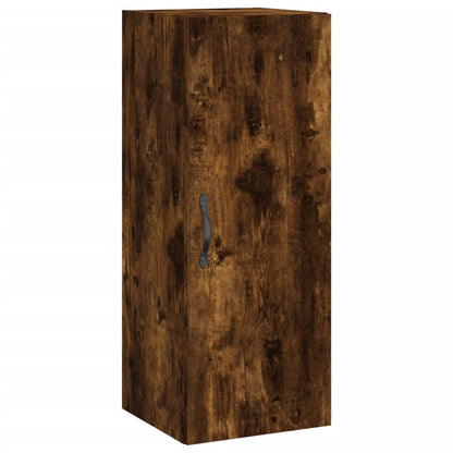 Mobile a Parete Rovere Fumo 34,5x34x90 cm in Legno Multistrato - homemem39