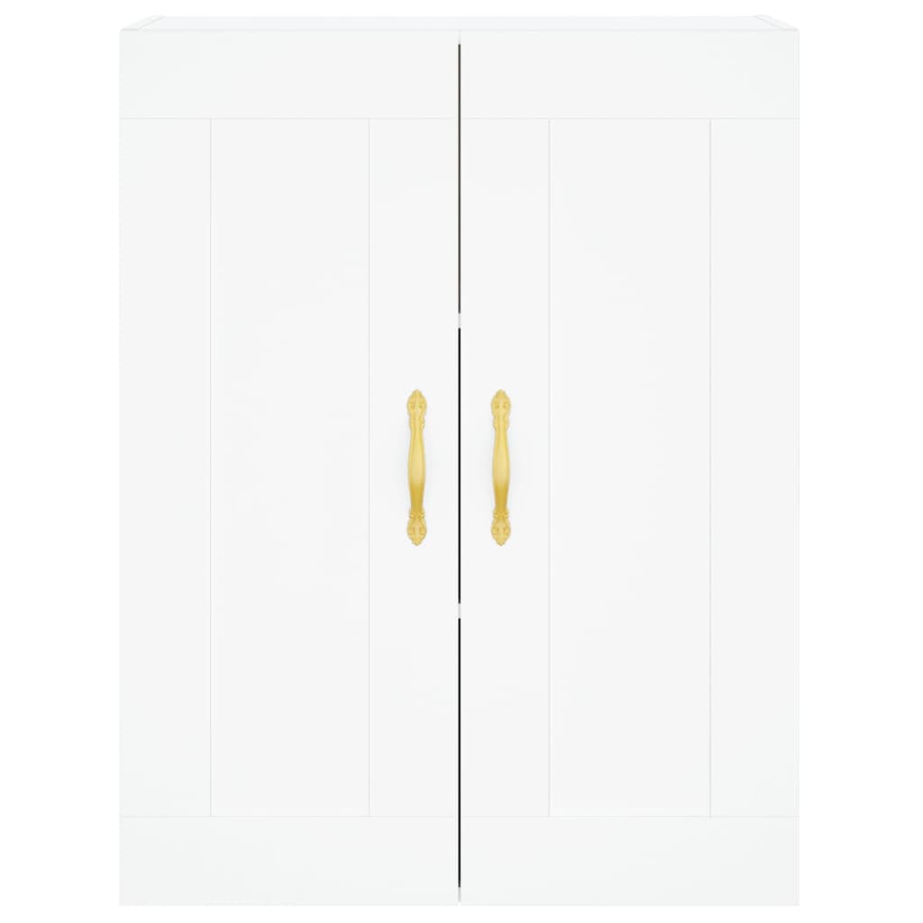 Mobile a Parete Bianco 69,5x34,90 cm in Legno Multistrato - homemem39