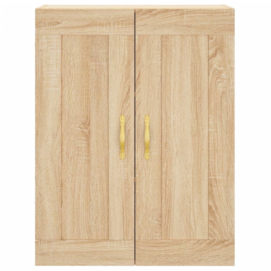 Mobile a Parete Rovere Sonoma 69,5x34x90 cm Legno Multistrato - homemem39