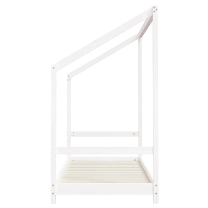 Giroletto per Bambini Bianco 80x200cm in Legno Massello di Pino - homemem39